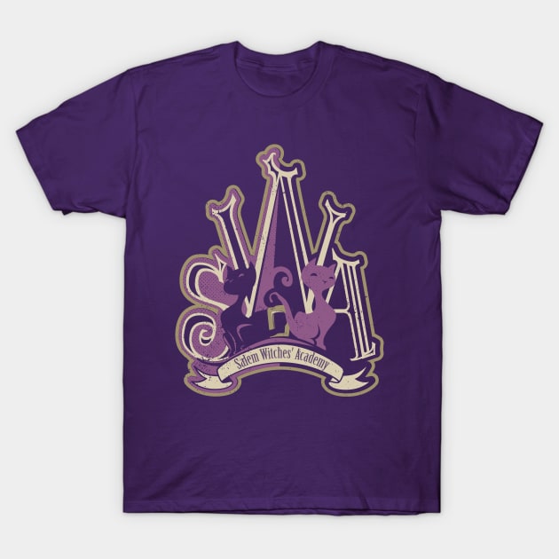 Salem Witches' Academy T-Shirt by pickleva